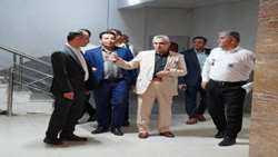 بازدید مشاور عالی رئیس دانشگاه علوم پزشکی شیراز از بخش های مختلف سه مجموعه دانشگاهی در پردیس شهید دوران صدرا