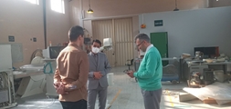 بازدید معاون تحقیقات و فناوری دانشگاه علوم پزشکی شیراز از ناحیه فناوری شریف